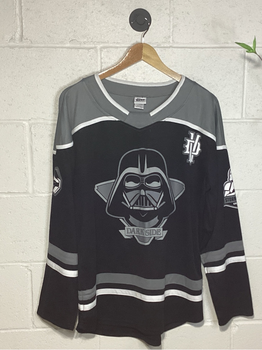Star Wars Hockey Jersey with Darth Vader Storm Trooper